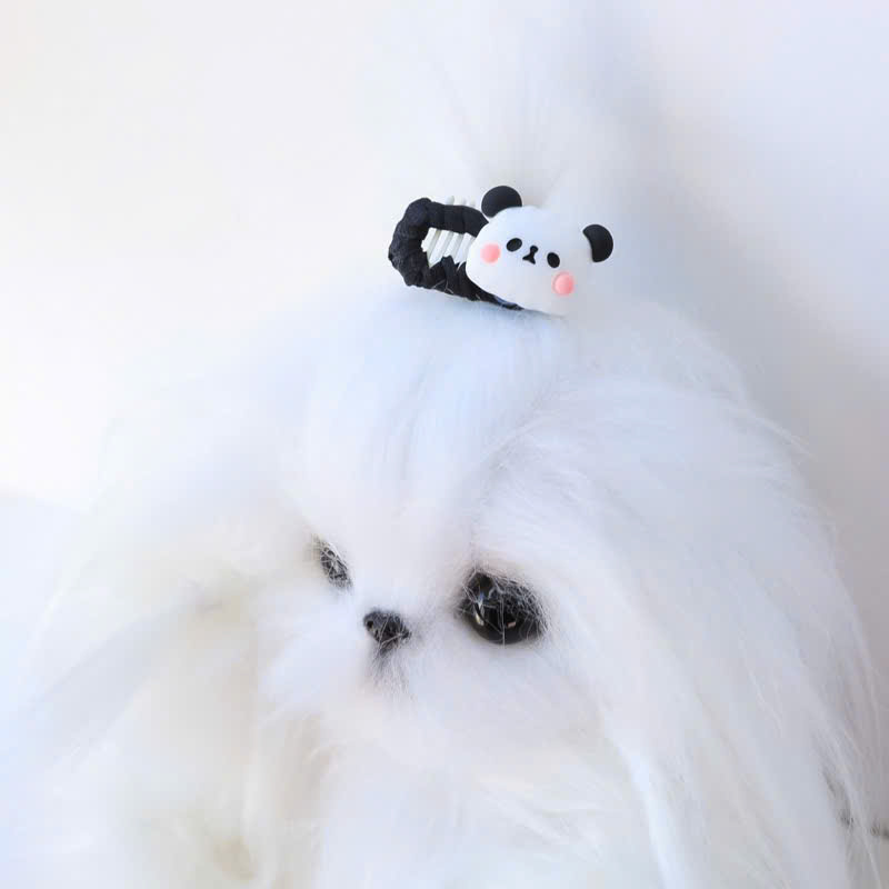 NƠ KẸP TÓC CÀI TÓC THỜI TRANG DỄ THƯƠNG ĐỘNG VẬT CÀI ĐẦU MÃ 33 CHO THÚ CƯNG CHÓ MÈO