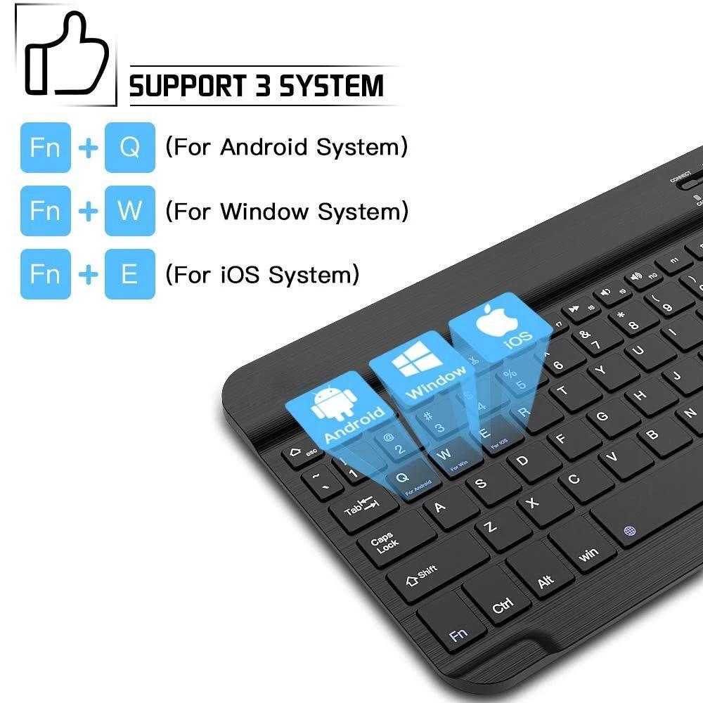 Bàn Phím Bluetooth Không Dây Kèm Chuột Thông Dụng Cho Huawei Matepad Pro 11 Pro 10.8 Matepad 10.4 Matepad 11