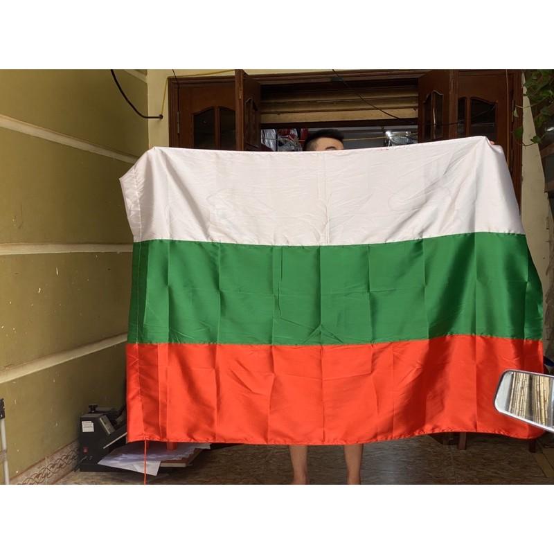 Cờ bugary 1x1,5m in chuyển nhiệt 2 lớp 2 mặt