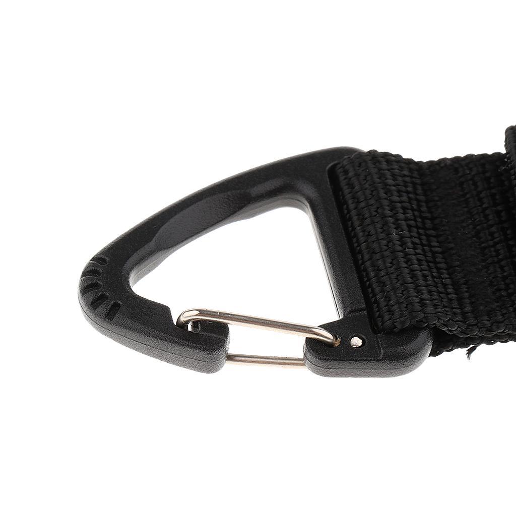 2pcs Molle Nylon Webbing Buckle Outdoor Camping Hiking Backpack Keychain Belt Holder Hanging Hook