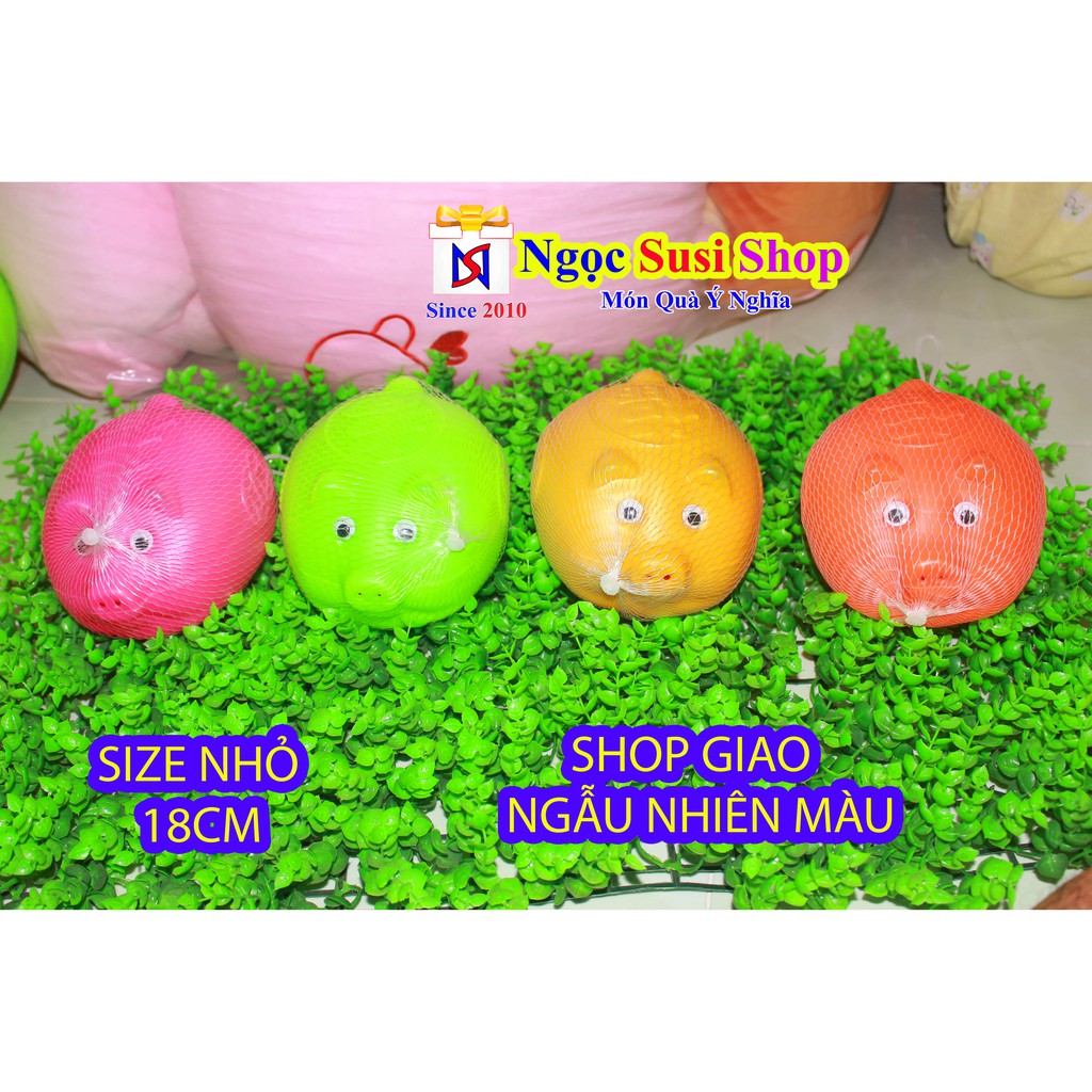 ỐNG HEO ĐẤT NHỰA TIẾT KIỆM BAO BỂ - NGẪU NHIÊN MÀU