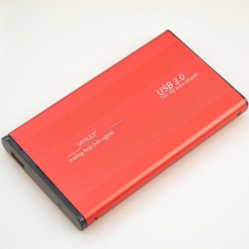Giá thấp nhất hộp cứng di động hộp đĩa cứng usb3.0 2.5 inch SSD máy tính xách tay sata cổng nối tiếp kim loại hộp hợp kim nhôm