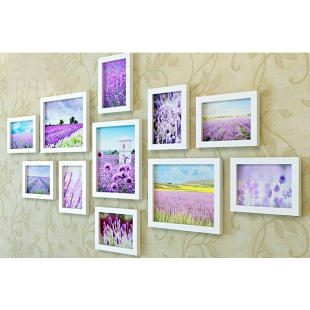 Combo 11 hình nghệ thuật 13x18cm và 20x25cm lắp cho bộ 11 khung hình Ka020.