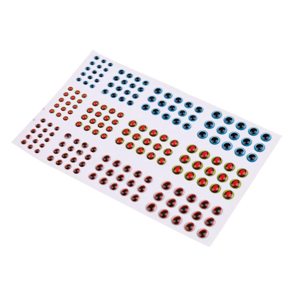 Eye 3/4/5/6mm 3D Holographic Lure Eyes Fly Tying Jigs Crafts Doll
