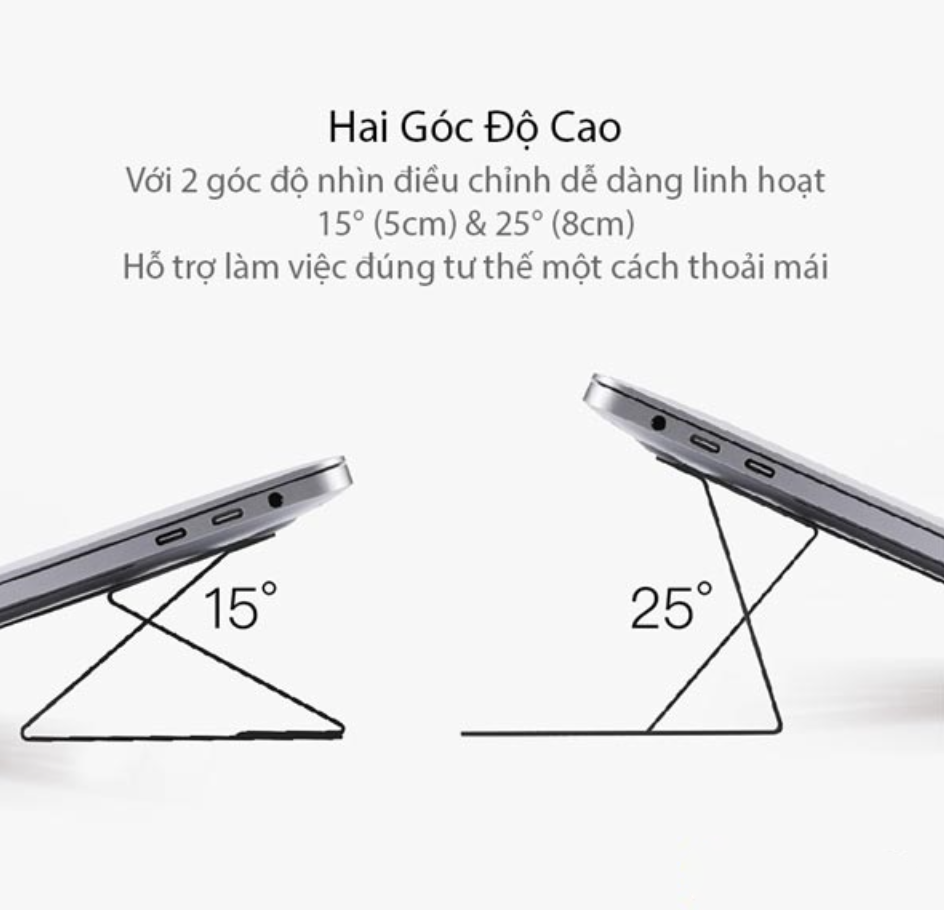 Giá Đỡ Laptop Di Động Siêu Mỏng MOFT AIR-FLOW - Hàng Chính Hãng