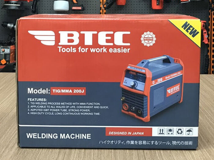 MÁY HÀN TIG, QUE BTEC TIG/MMA-200J - HÀNG CHÍNH HÃNG