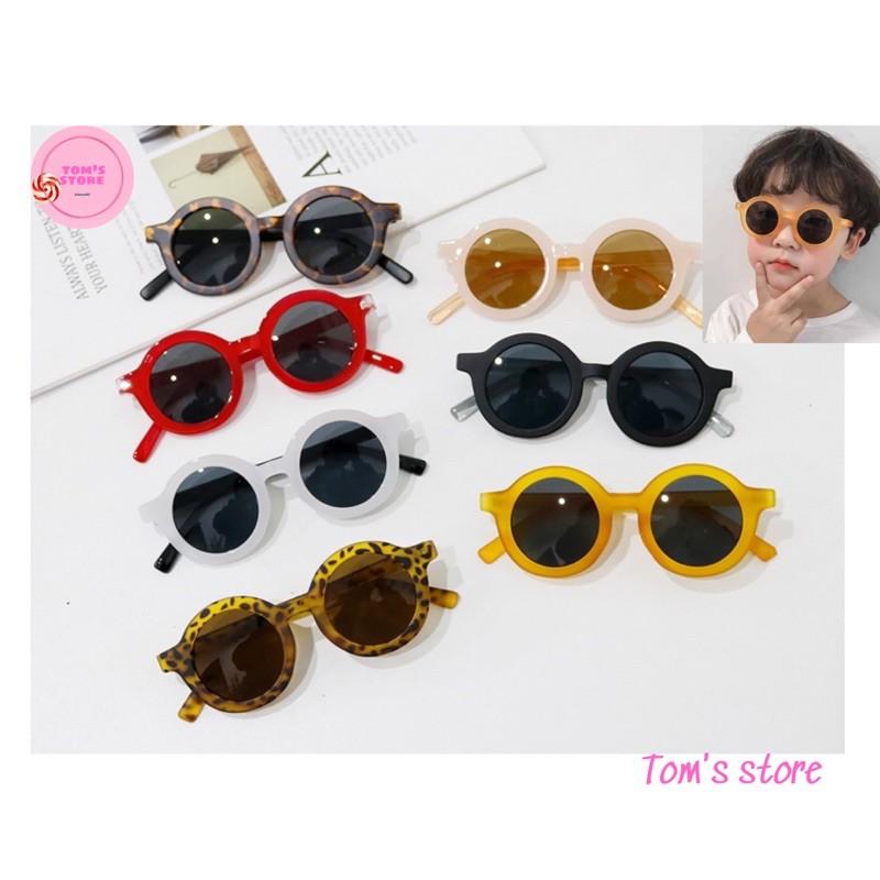 Kính mát kính râm trẻ em chống tia UV kiểu dáng hàn quốc cho bé từ 1-6 tuổi