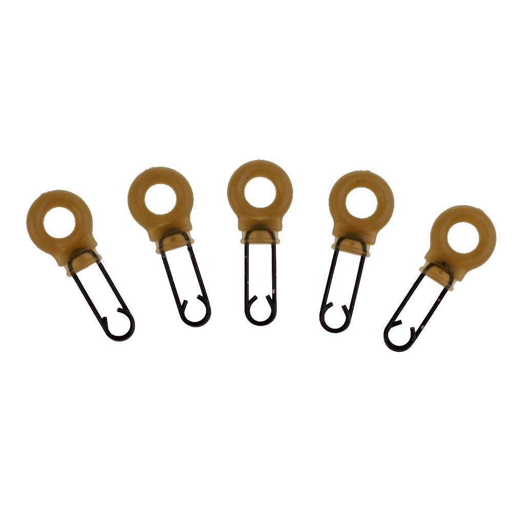 Lot 20 Pieces Multi Clips Double Hook Quick Change Clips Carp Fishing Tackle Swivels Lead Rigs Links Coarse Fishing