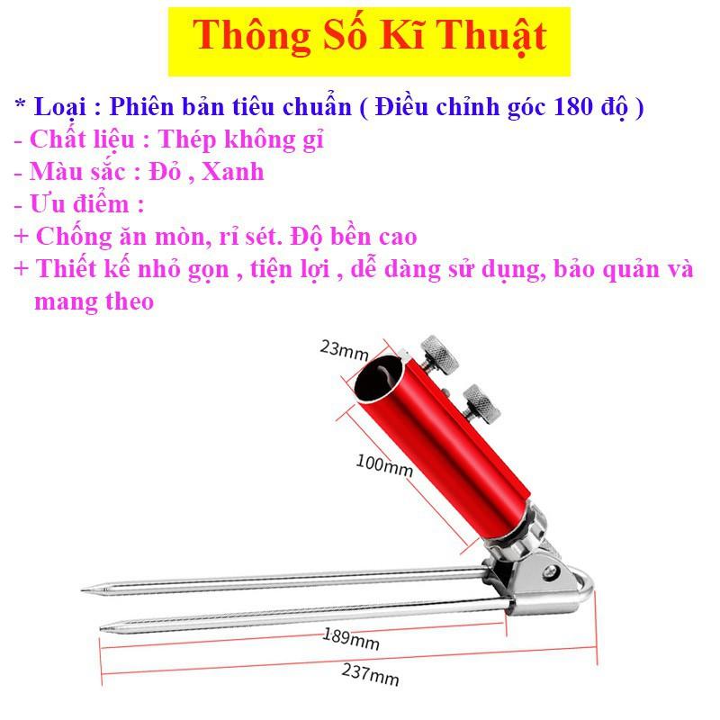 Chân Cắm Đất Gác Cần Câu Đài Chống Cần Câu Đài, dùng để cắm đất hoặc cắm ghế câu cá