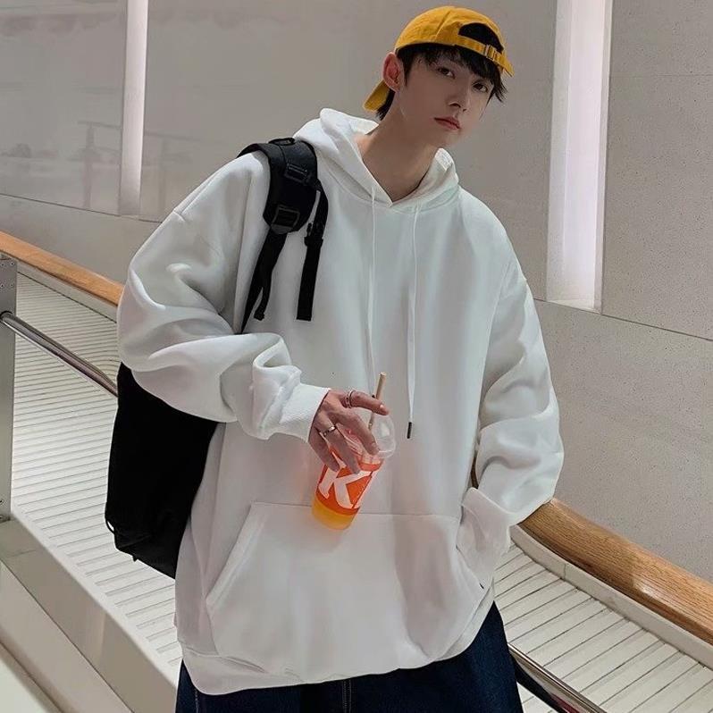 Sỉ - Áo Hoodie Trơn ̂ ́ Áo nỉ hoodie nam nữ fom rộng