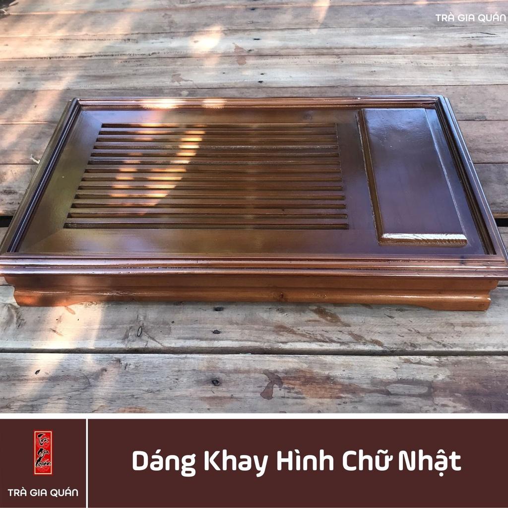 Khay Trà Gỗ Thông Cao Cấp Hình Chữ Nhật Kích Thước 48*31*7 KT 69