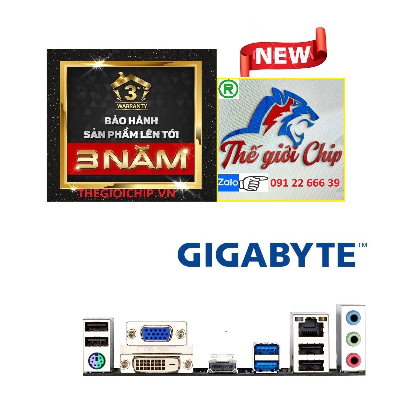 Bo Mạch Chủ Gigabyte GA B75M-D3H - HÀNG CHÍNH HÃNG