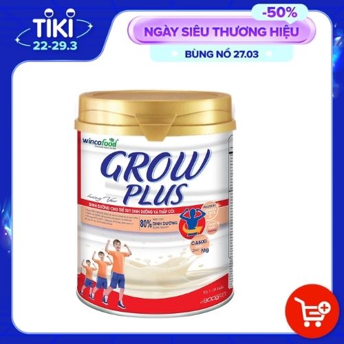 Sữa non Wincofood GROWPLUS 850g dành cho trẻ suy dinh dưỡng, thấp còi