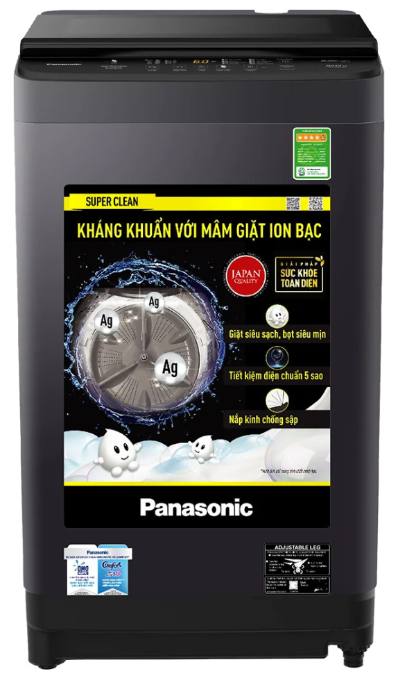 [Lắp đặt trong vòng 24h] Máy giặt cửa trên Panasonic 9Kg NA-F90S10BRV - Hàng chính hãng