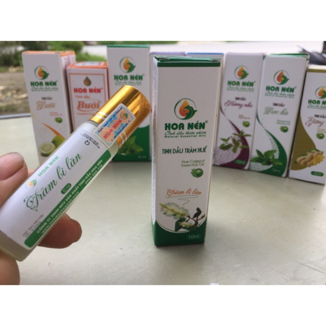 Tinh dầu tràm dạng lăn HOA NÉN
