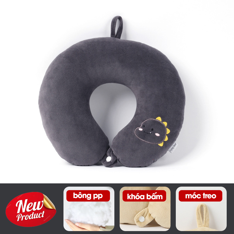 Gối Ngủ Văn Phòng Cao Cấp Chống Đau Cổ Vai Gáy Dùng Kê Cổ, Tựa Cổ, Gối Hình Chữ U Dùng Cho Đi Du Lịch