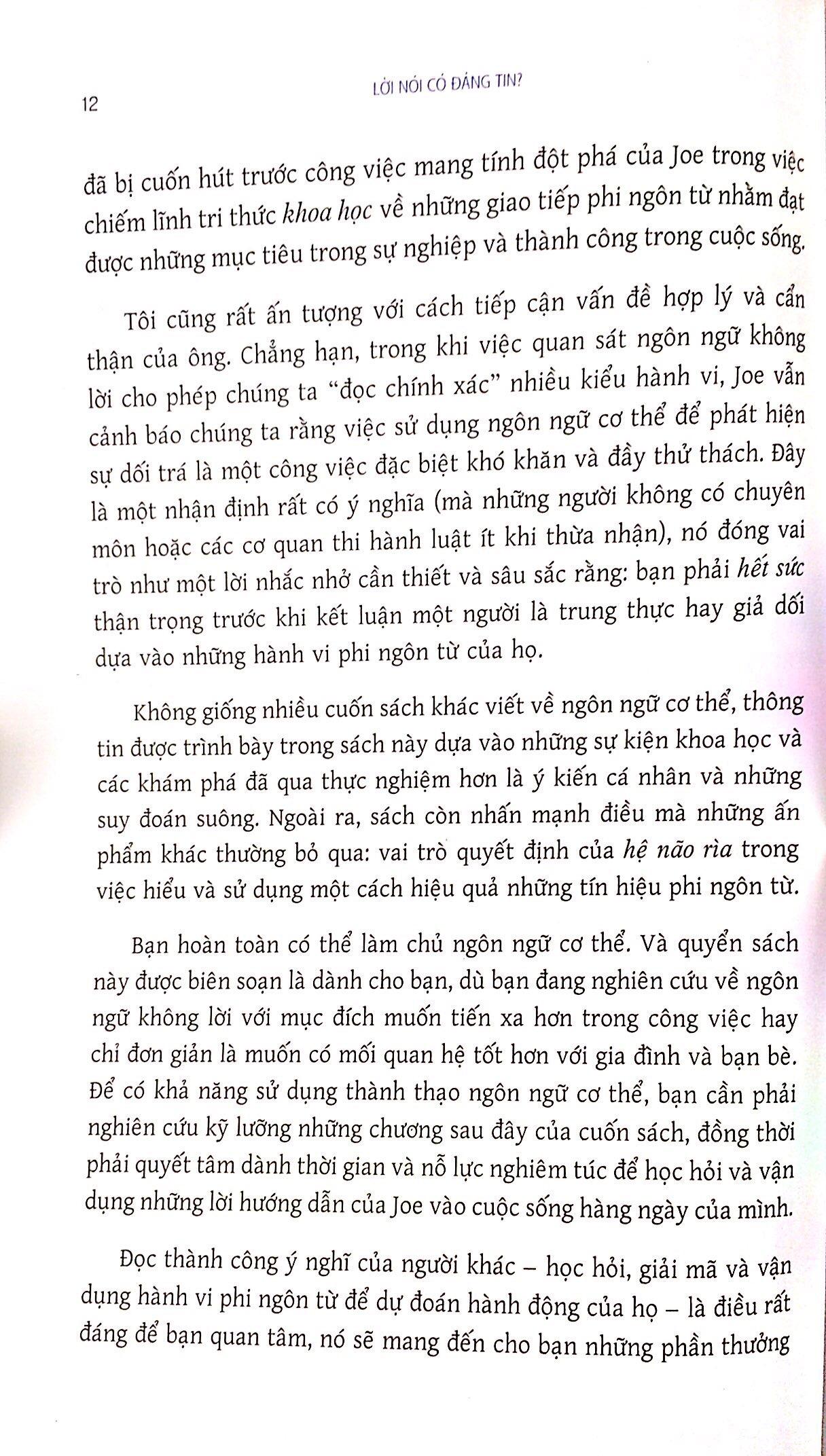 Lời Nói Có Đáng Tin