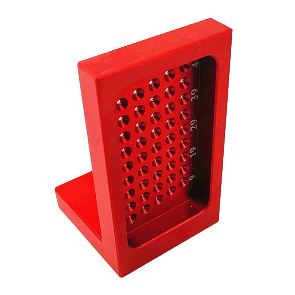 Durable Metal T-Shaped Cave Ruler Straight Guide Ruler Wood Marking Gauge