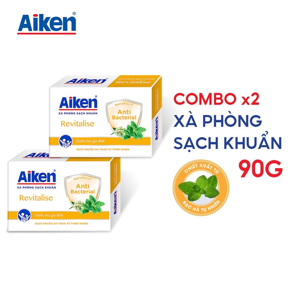 Combo gia đình sạch khuẩn chiết xuất bạc hà Aiken số 1