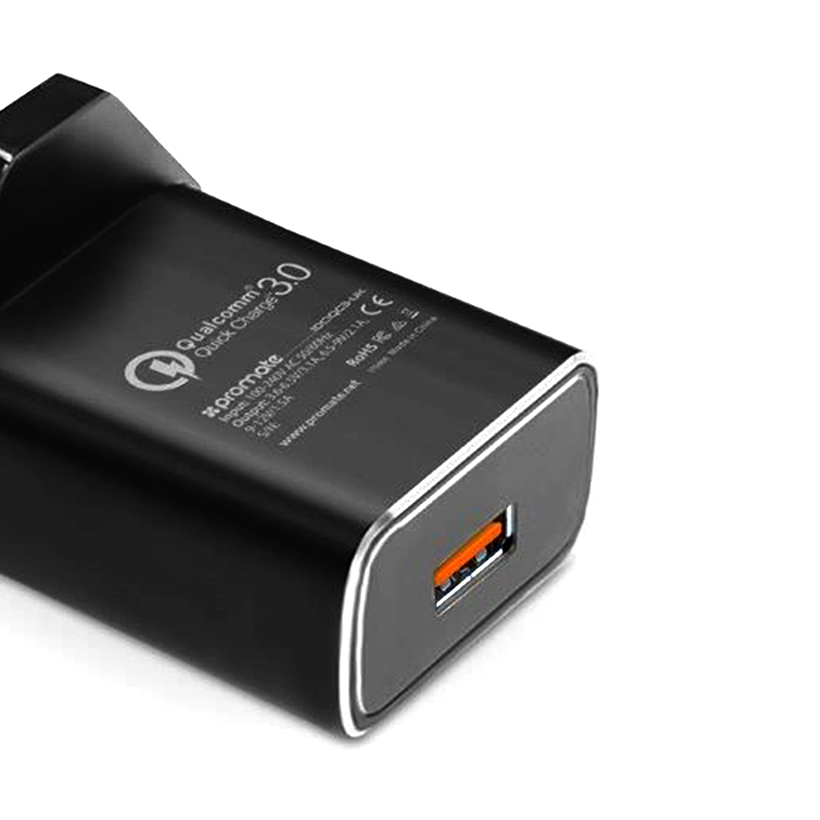 Bộ sạc Promate ChargeMate-QC3.EU Ultra-Fast