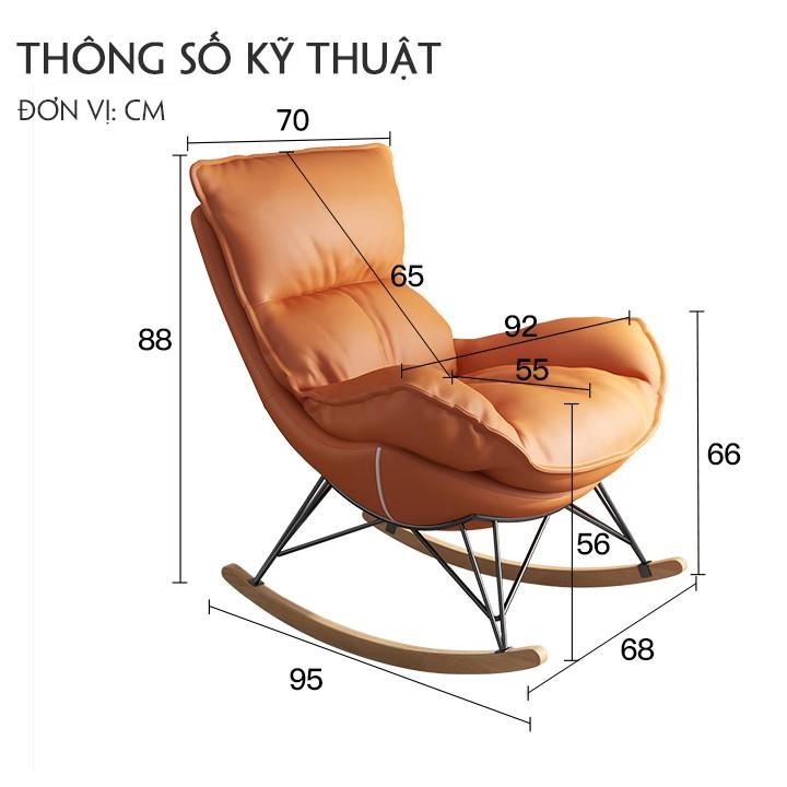 Ghế sofa bập bênh, ghế bành có đôn gác chân siêu sang dùng cho mọi không gian.