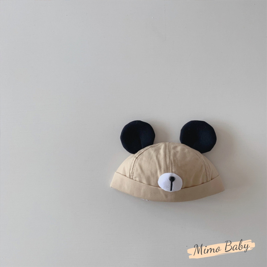 Mũ nón bucket tròn chụp đầu tai chuột mickey dễ thương cho bé MH237 Mimo Baby