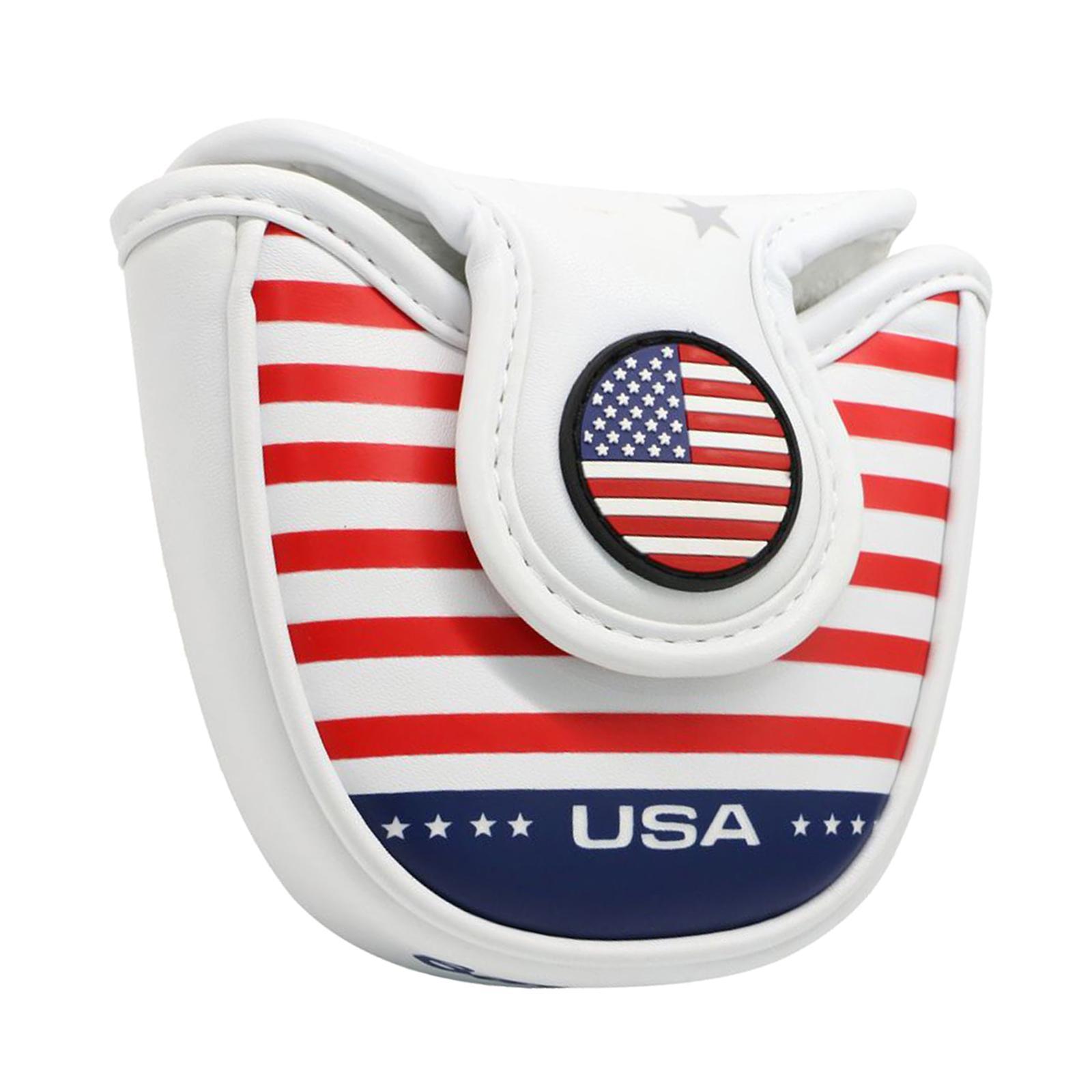 Club Headcover Golf Mallet Putter Head Cover Protector Accessories