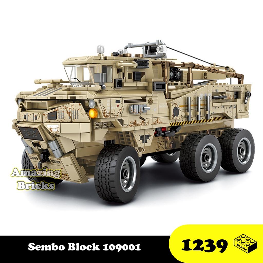 Đồ chơi Lắp Ráp Xe Vận Tải Hạng Nặng, Sembo Block 109001 The Incarnation Truck, Xếp hình thông minh
