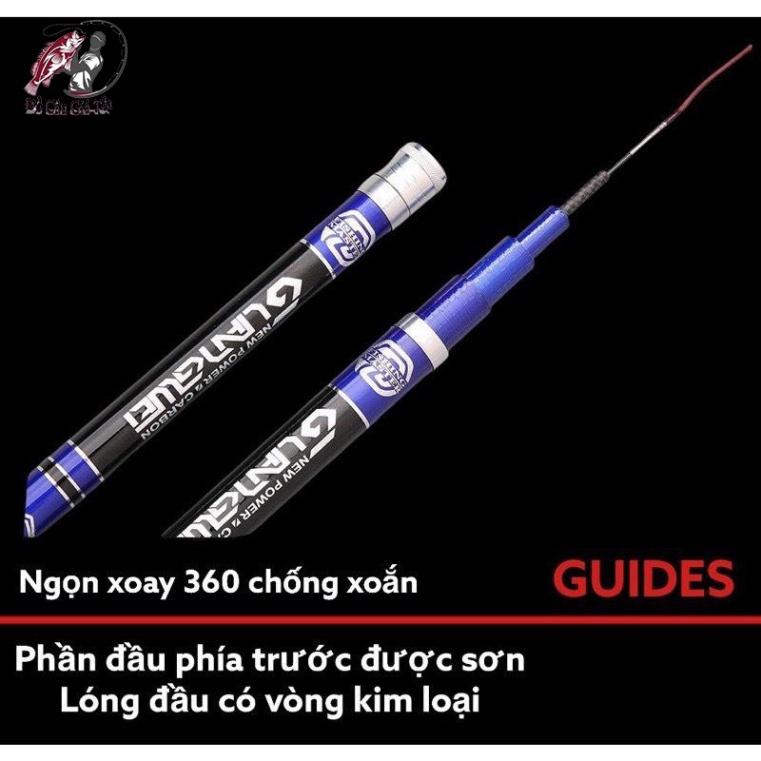 Cần Câu Tay Tiểu Thủy Ngư 5H nâng cấp có tem chống hàng giả và sơn đầu lóng, rãnh chống kẹt TẶNG KÈM NGỌN PHỤ