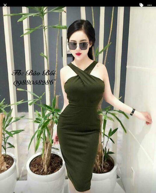 Đầm body đắp chéo sexy