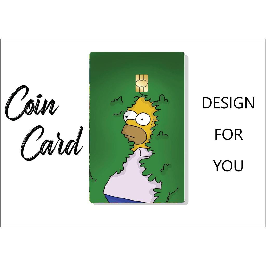 Sticker dán Thẻ ATM, Debit ,Thẻ Từ, Thẻ Chung Cư hình SIMPSONS comic