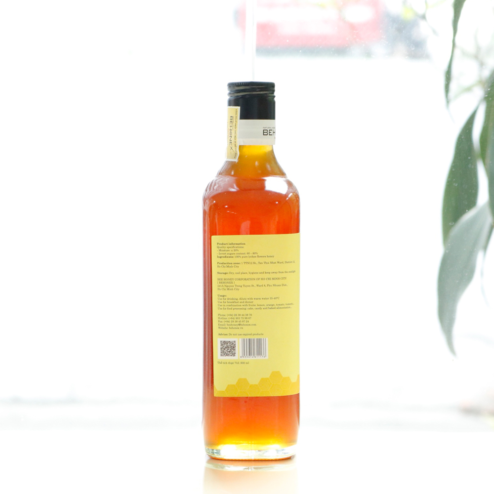Thực Phẩm Chức Năng MẬT ONG BEHONEX HOA VẢI 600 ML