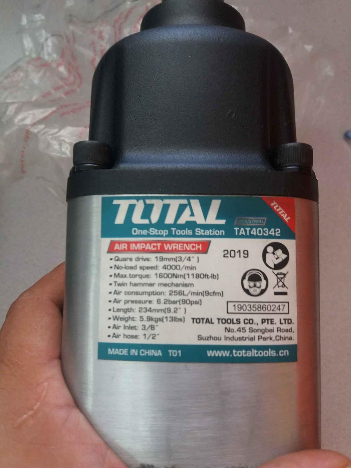 MÁY SIẾT BU LÔNG HƠI 3/4" TOTAL TAT40342 - HÀNG CHÍNH HÃNG