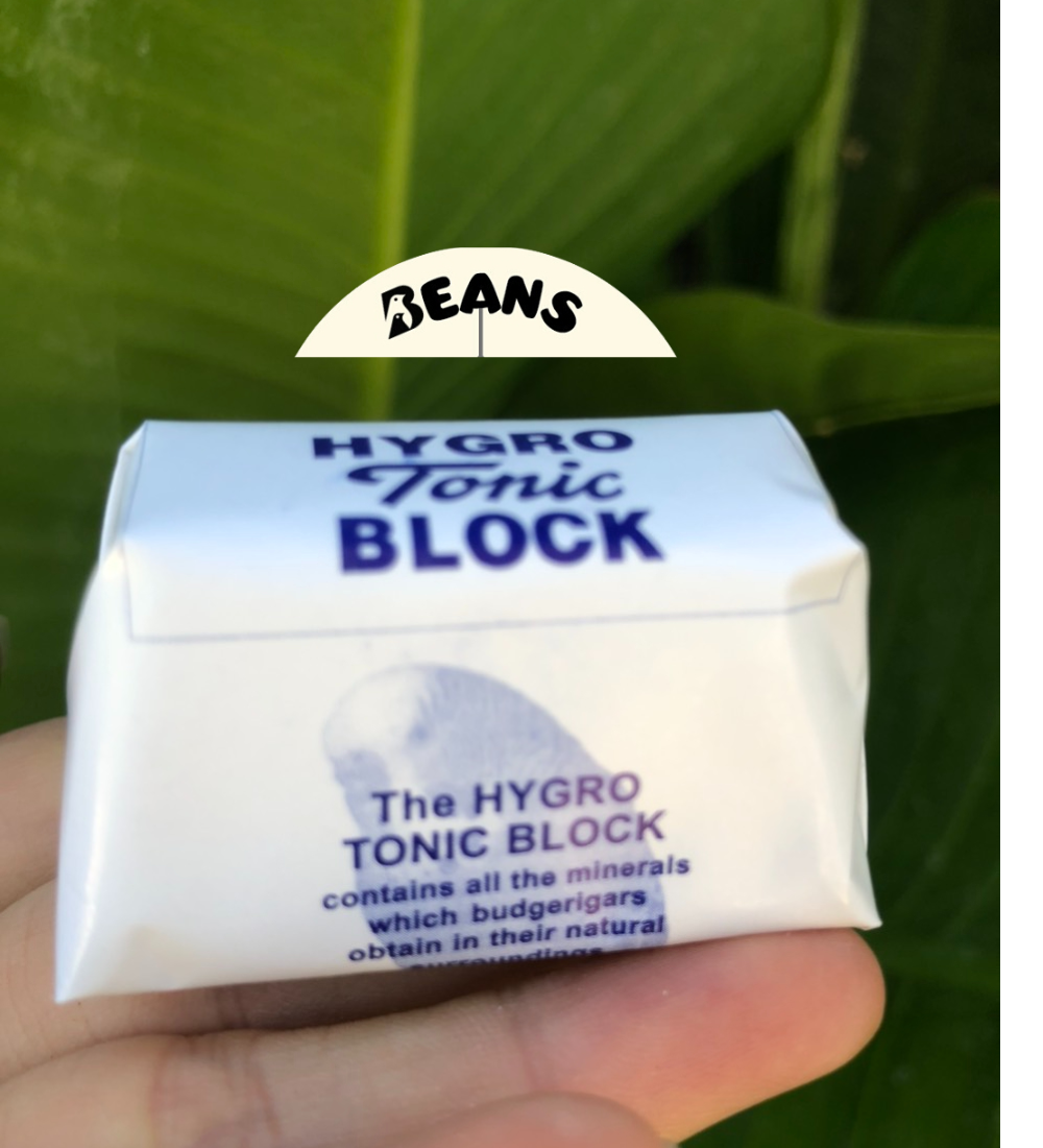 10 VIÊN Khoáng viên Hygro Tonic Block cho vẹt và chim cảnh hàng nhập BỈ