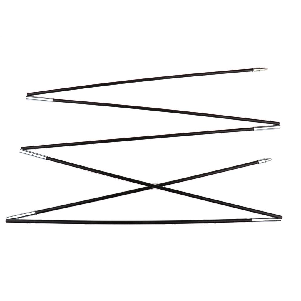 2 Pieces Fiberglass Camping Tent Poles Replacement Kit Accessories