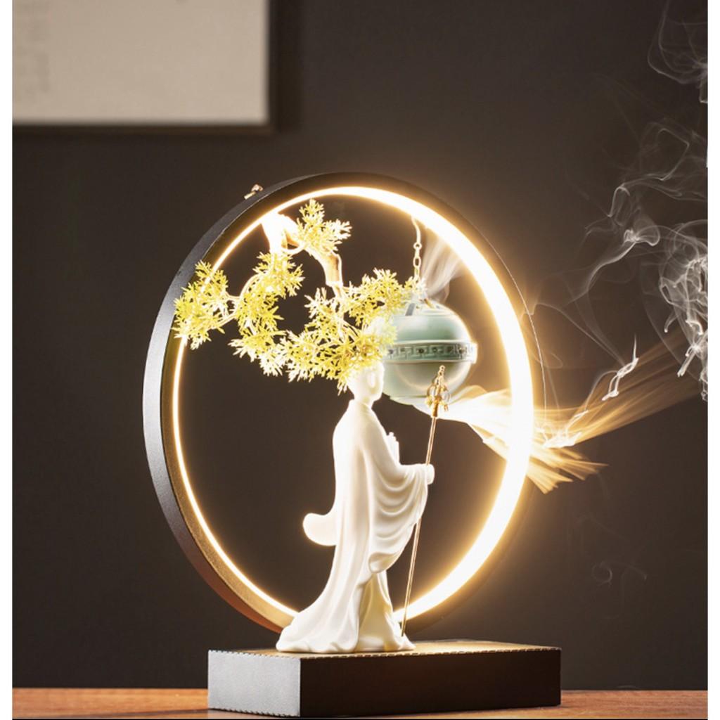 BỘ XÔNG TRẦM HƯƠNG ĐÈN LED TRÒN HÀNH TU TÂY THIÊN - TO THE WEST