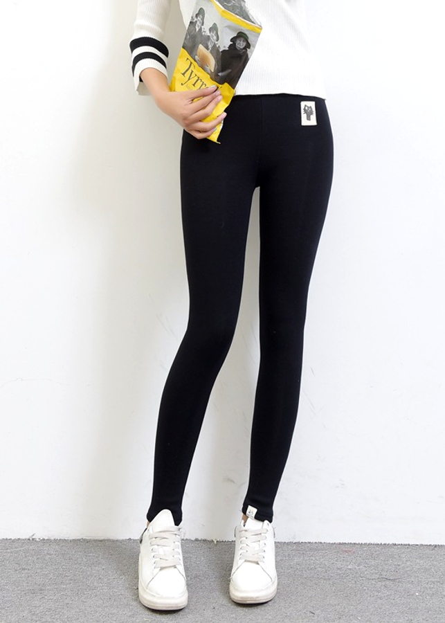 Quần legging lót lông siêu ấm QMLL02, Freesize