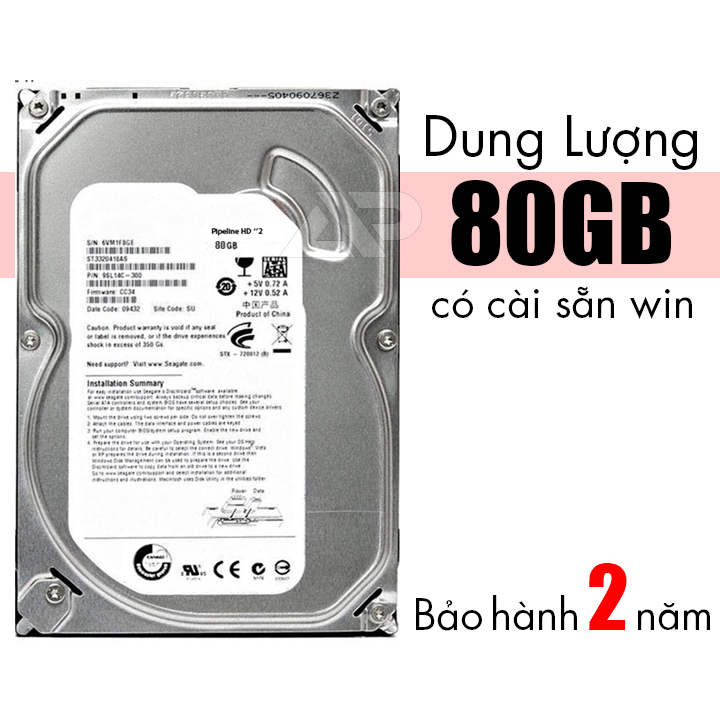 Ổ cứng máy tính bàn 80GB