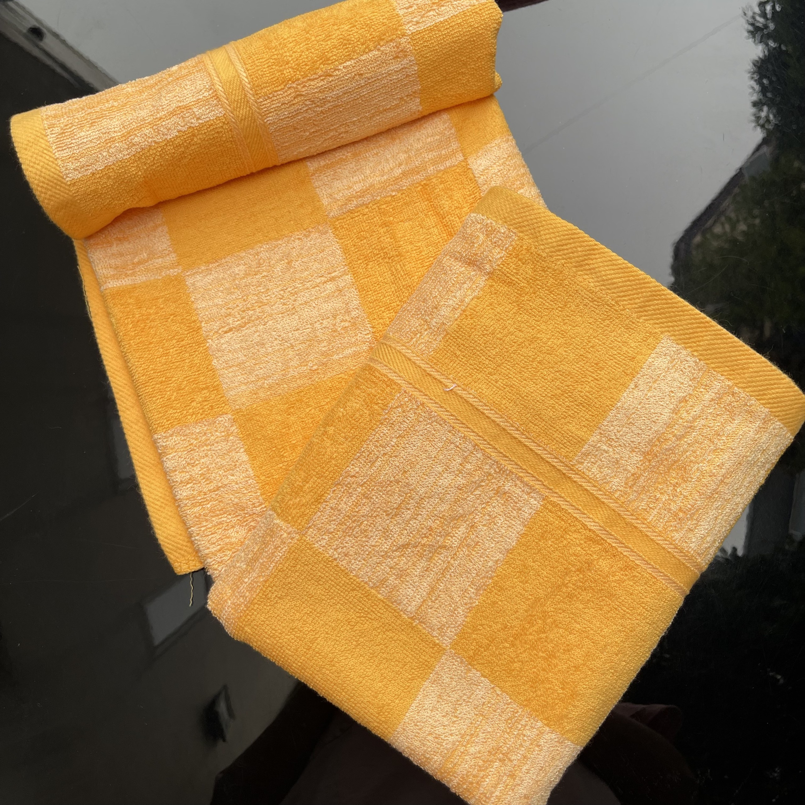 Khăn tắm kẻ Caro Tân Thịnh, KT 50x100cm