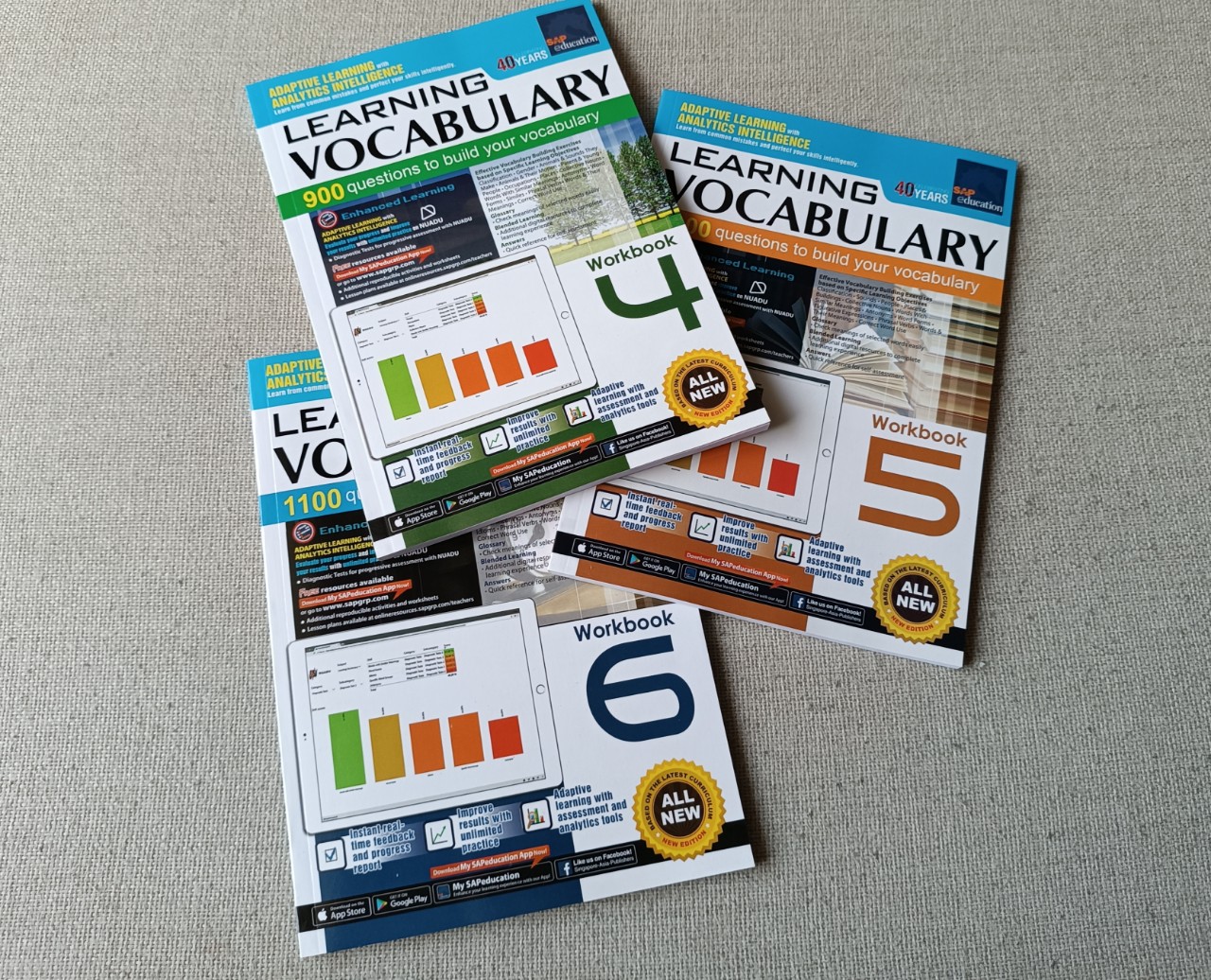 SAP Learning Vocabulary - 6 Books | Bản Nhập Khẩu