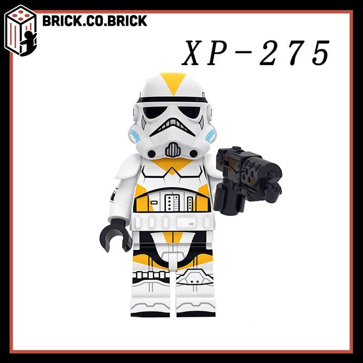 Nhân vật Lắp ráp Mô hình minifig Star Chiến tranh Vì sao Lính gác Phe bóng tối Stormtrooper KT1035