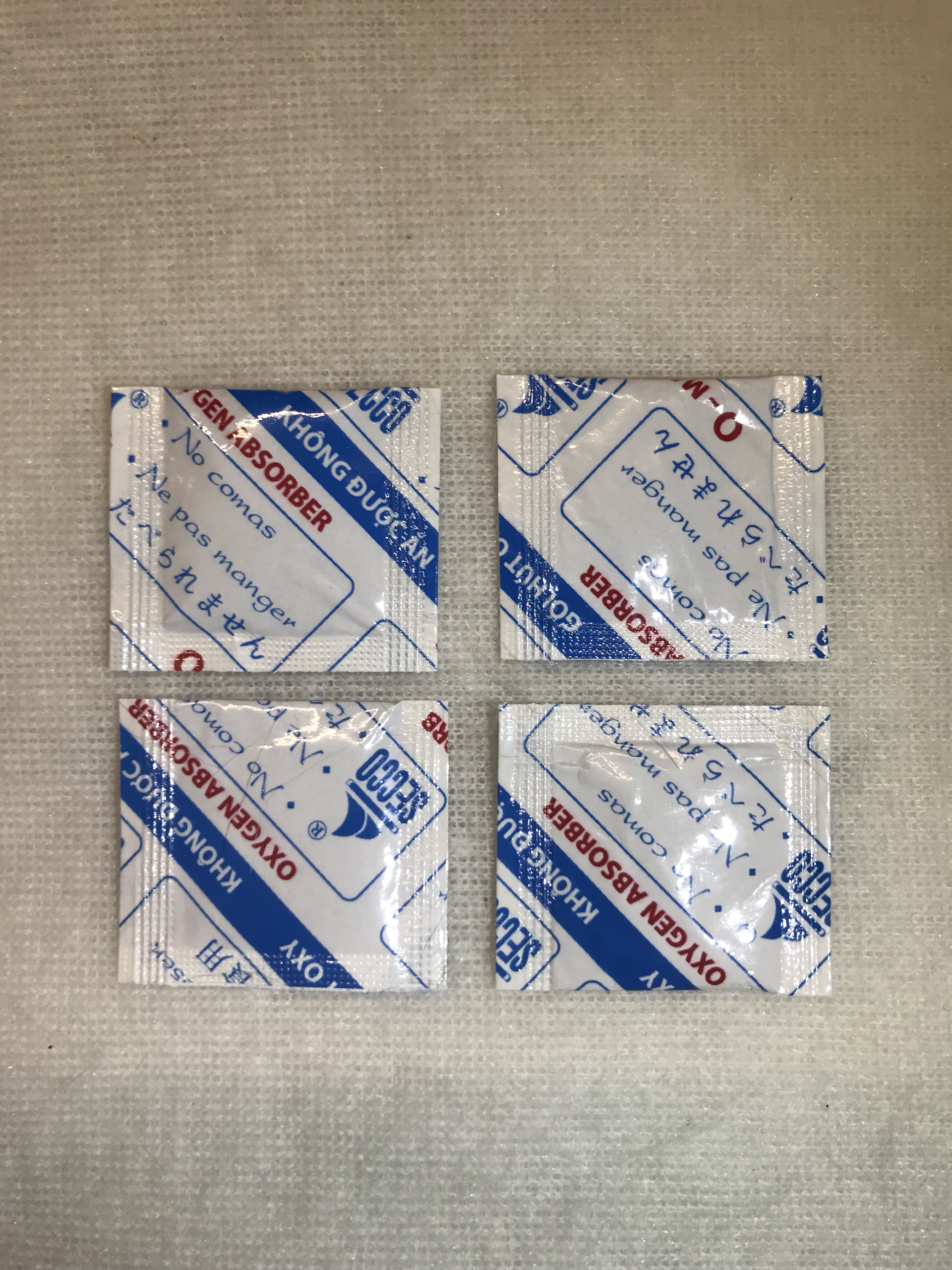 Gói hút ẩm dùng cho thực phẩm 100cc