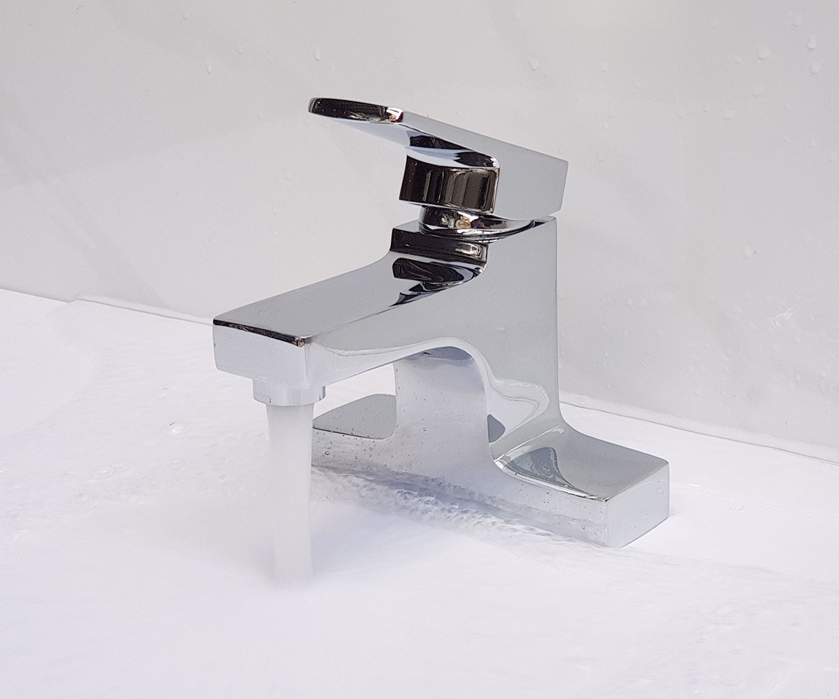 Vòi Lavabo nóng lạnh 2 chân Đồng mạ Chrome Eurolife EL-DAISY 03