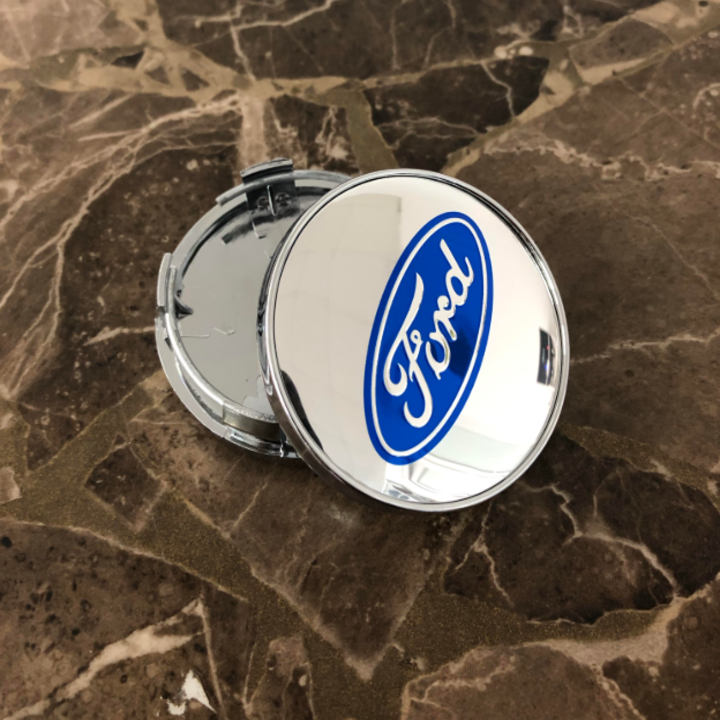 Logo chụp mâm bánh xe ô tô Ford đường kính 60mm