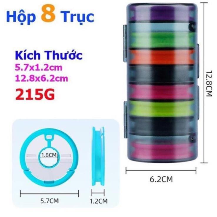 Hộp trục thẻo câu đài Silicon hàng nam châm tự động đồ câu FISHING_HD