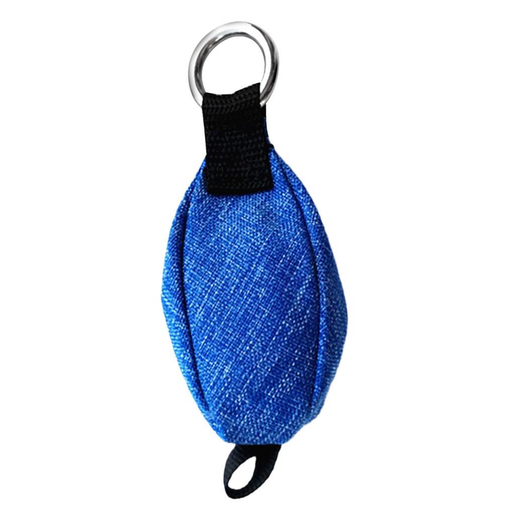 2 Pieces 250g Climbing Throw Weight Bag Tree Arborist Rigging Gear Orange Blue