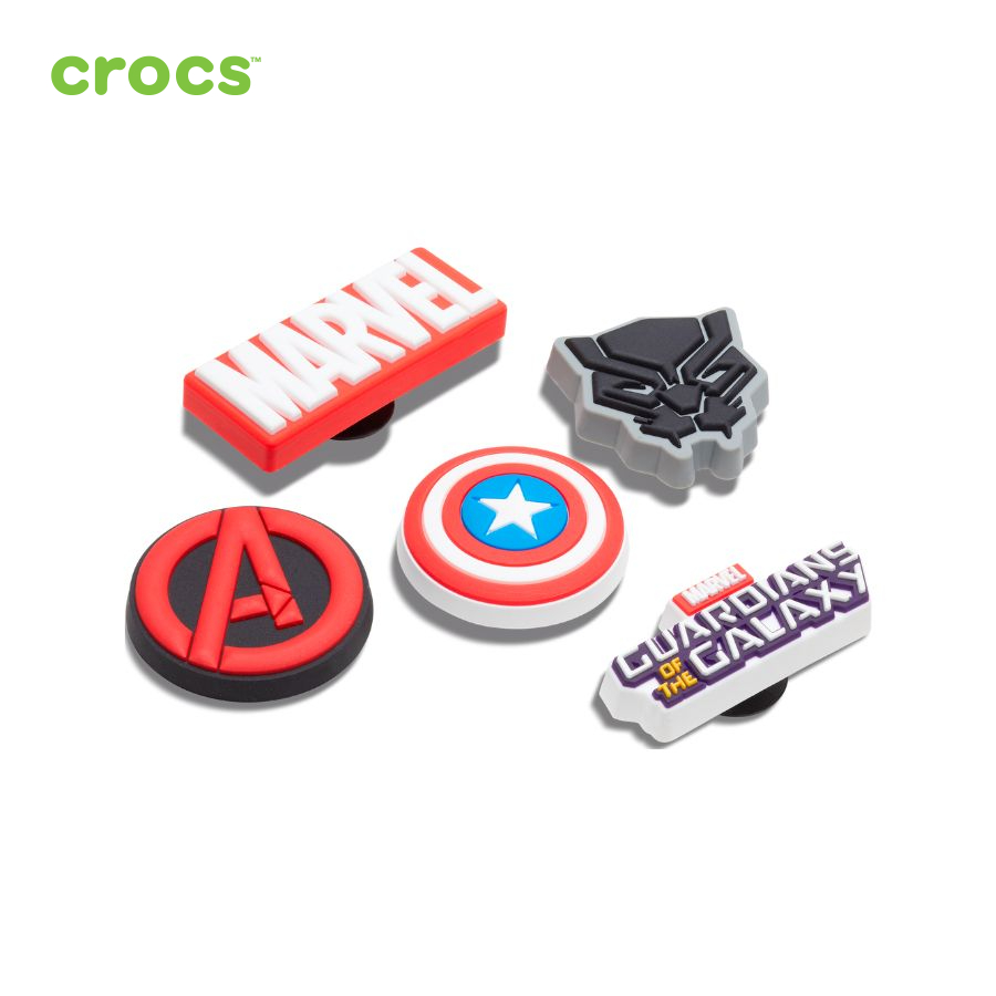 Sticker nhựa jibbitz unisex Crocs Marvel