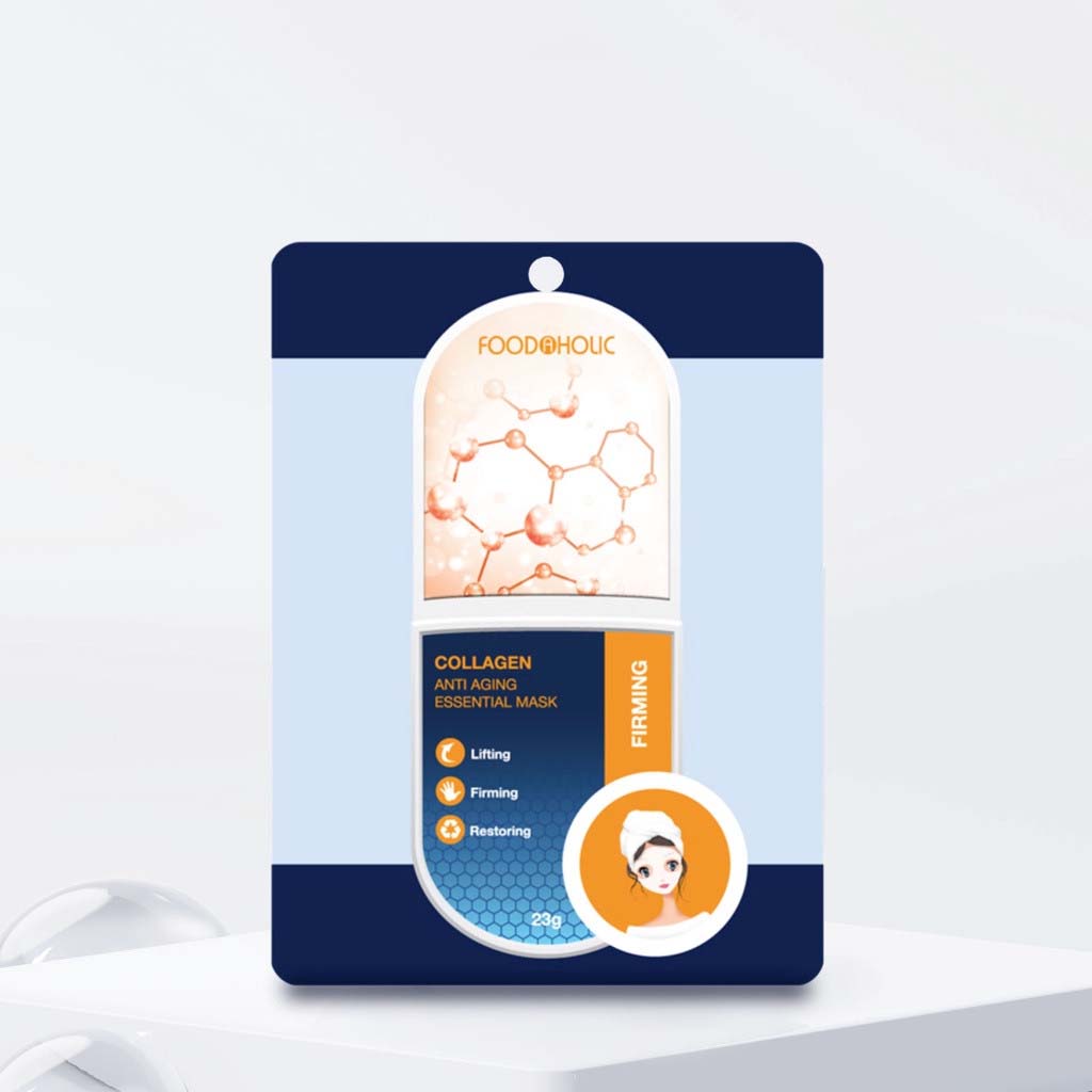 Mặt Nạ Giấy Cấp Ẩm, Dưỡng Trắng Da Hàn Quốc Foodaholic Mask 23g