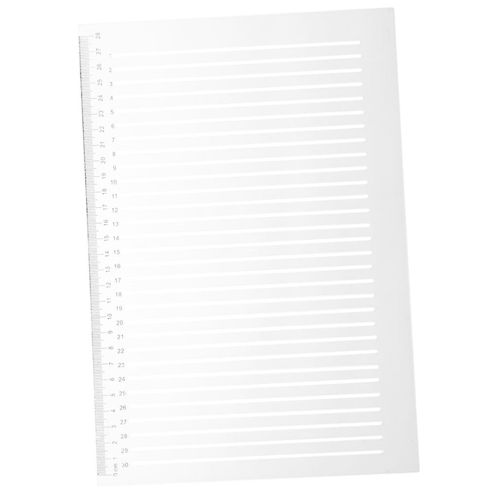 Nhựa Mềm Thước Thẳng Đo Công Cụ Stencil cho Học Sinh Sinh Viên Trường Văn Phòng
