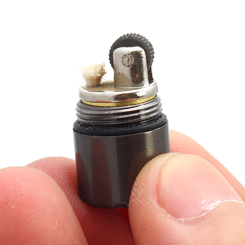 Vỏ Hột Quẹt Bật Lửa Móc Khóa Xăng Mini Dolphin HY618 Thiết Kế Đẹp Độc Lạ Tiện Dụng - Dùng Xăng Bấc Đá  Cao Cấp